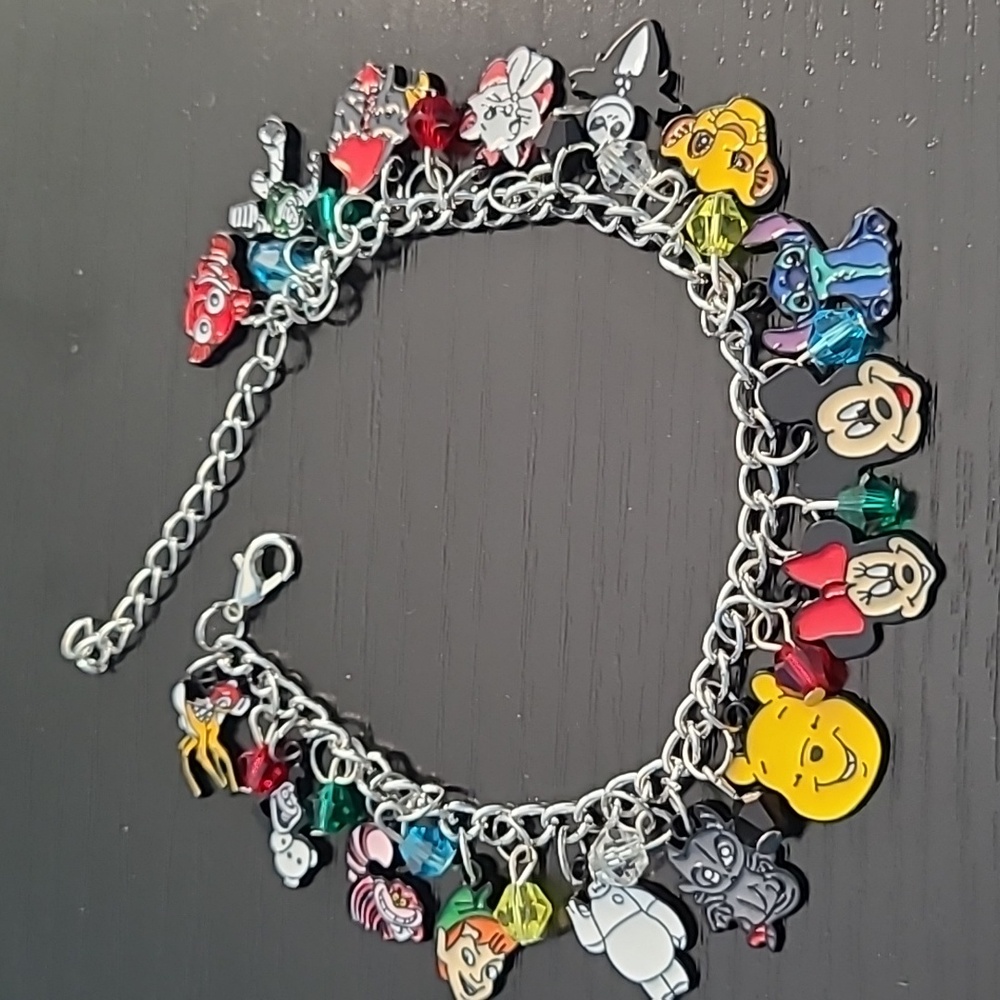 Disney Character Inspired Charm Bracelet